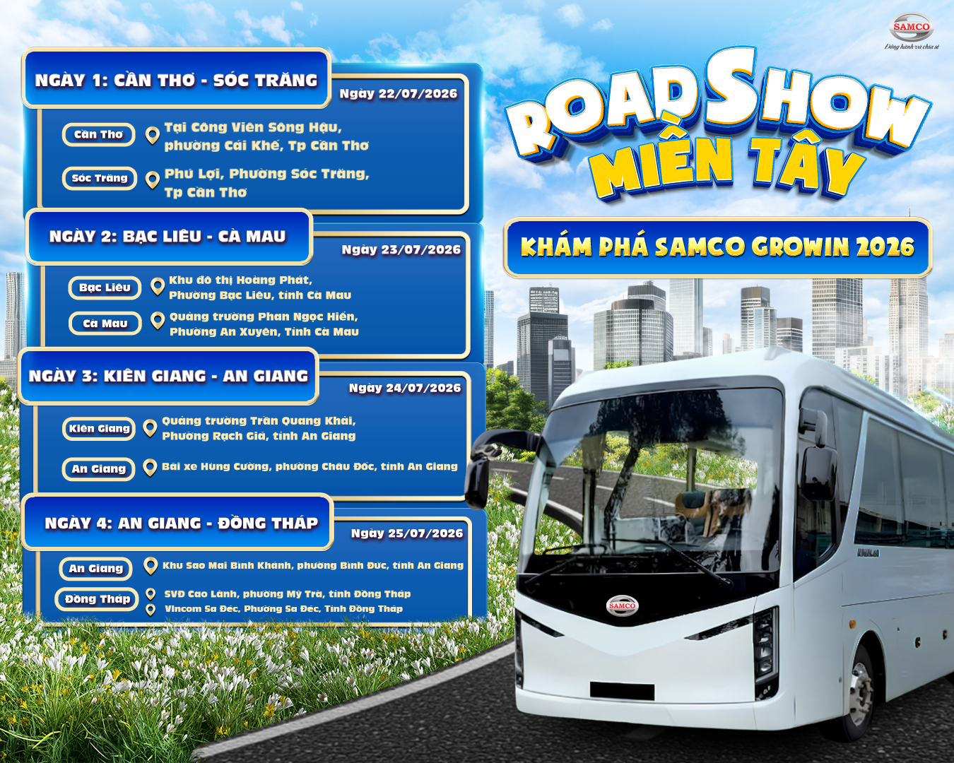 ROADSHOW MIỀN TÂY - KHÁM PHÁ SAMCO GROWIN 2026